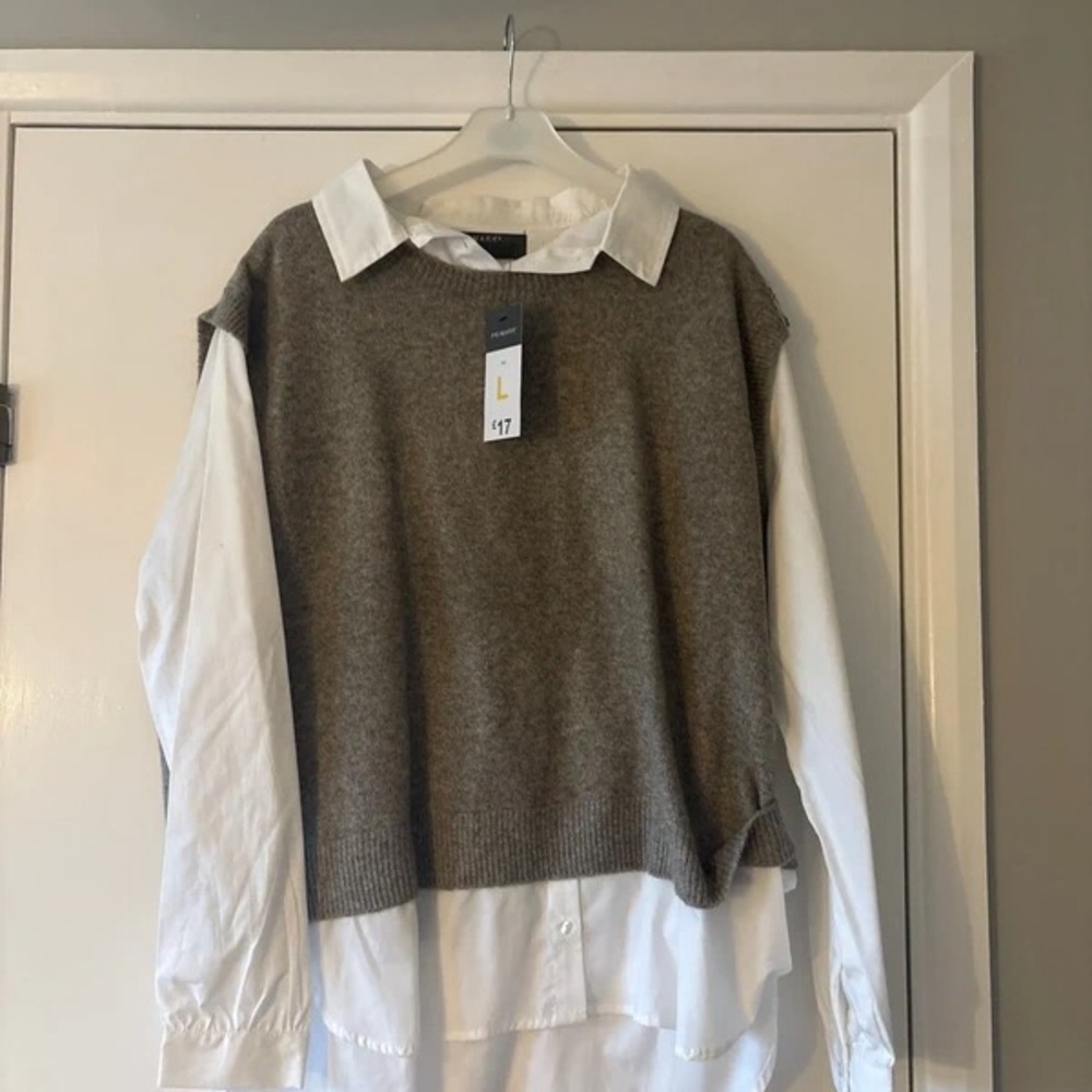 Primark V-Neck Brown Sweater Vest